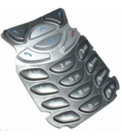 Original Tastenmatte Nokia 6310/6310i SilberGrau