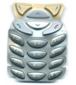 Original Tastenmatte Nokia 6310/6310i Schwartz-Gold